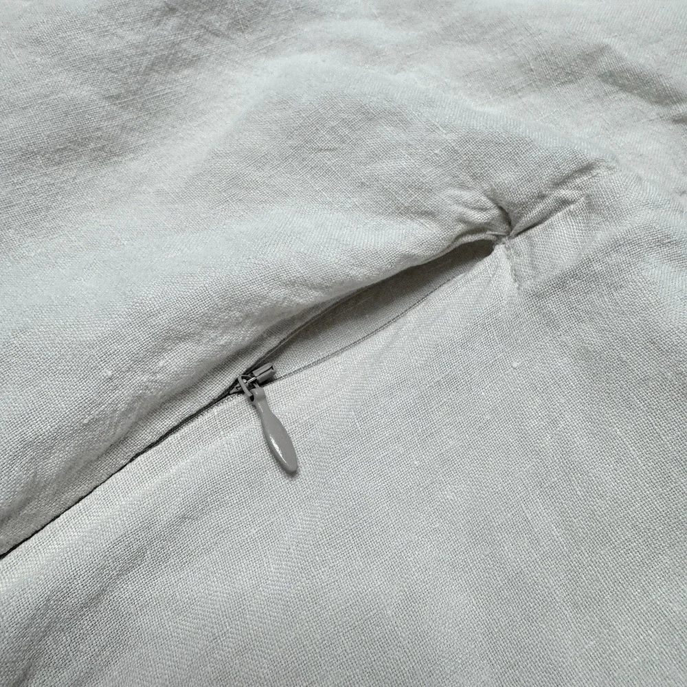 jenni kayne Duvet Cover King Cal King Dusk‎ Ivory Linen 2 Pillow Shams